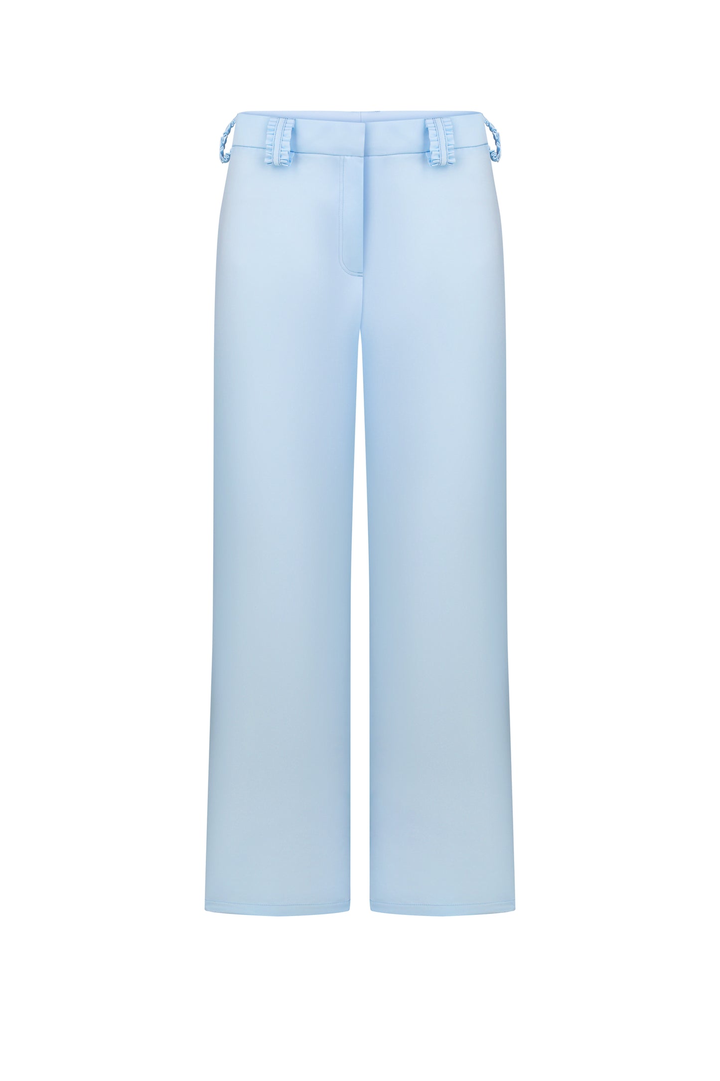 Штани сатинові блакитні