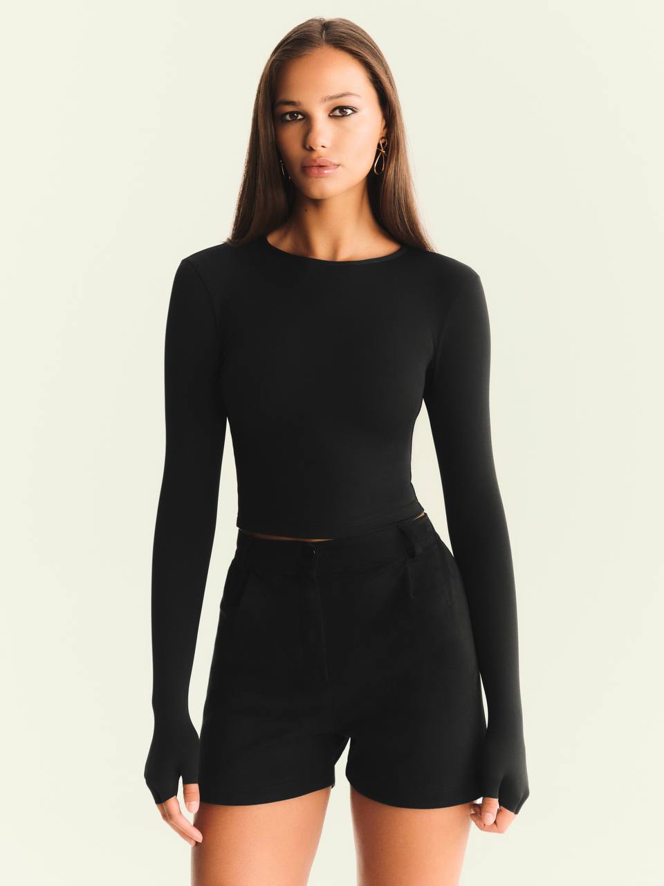 Рожеві замшеві шорти