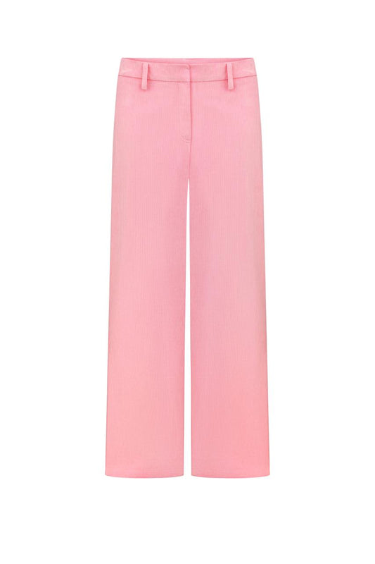 Штани вельветові рожеві