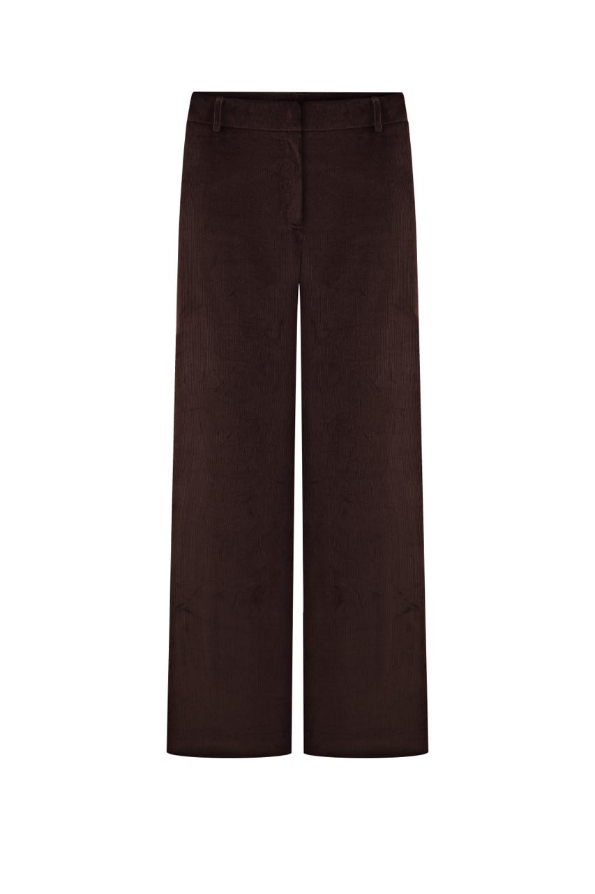 Штани вельветові шоколадні