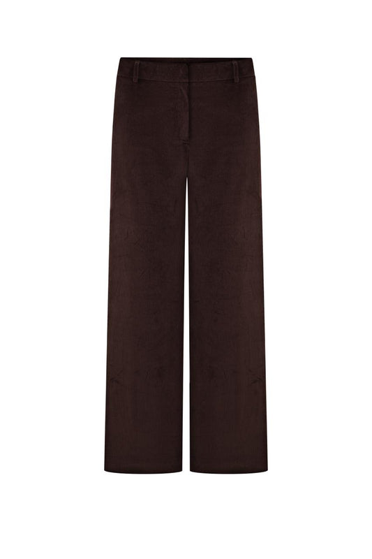 Штани вельветові шоколадні
