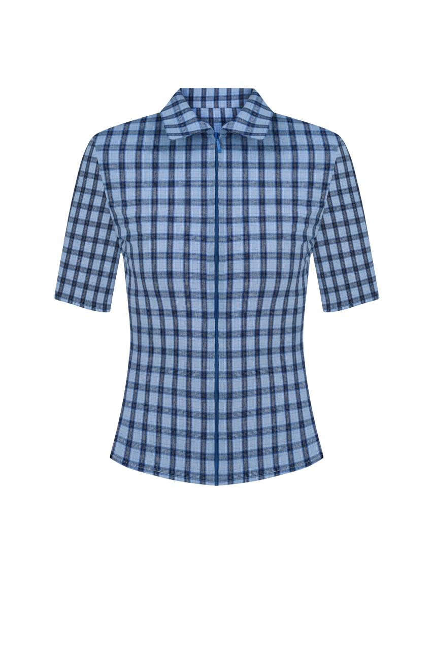 Поло у блакитну клітинку