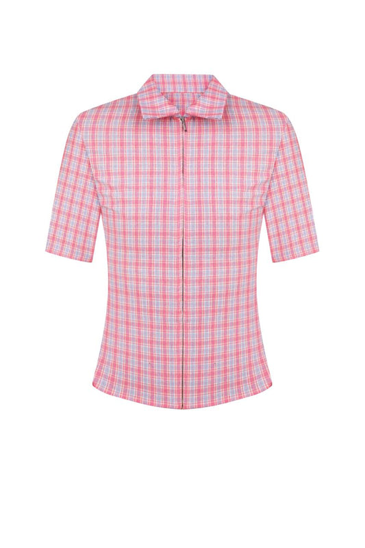 Поло у рожеву клітинку