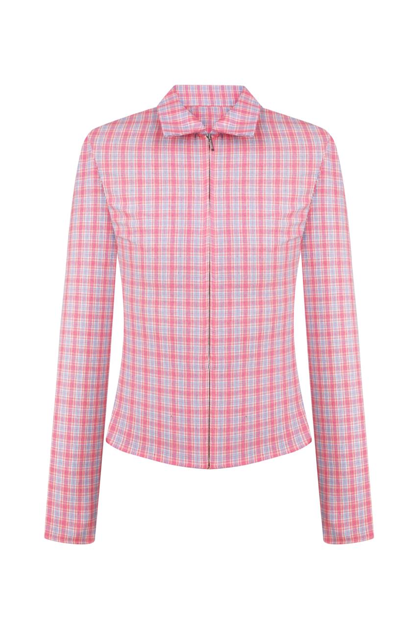 Сорочка у блакитну клітинку